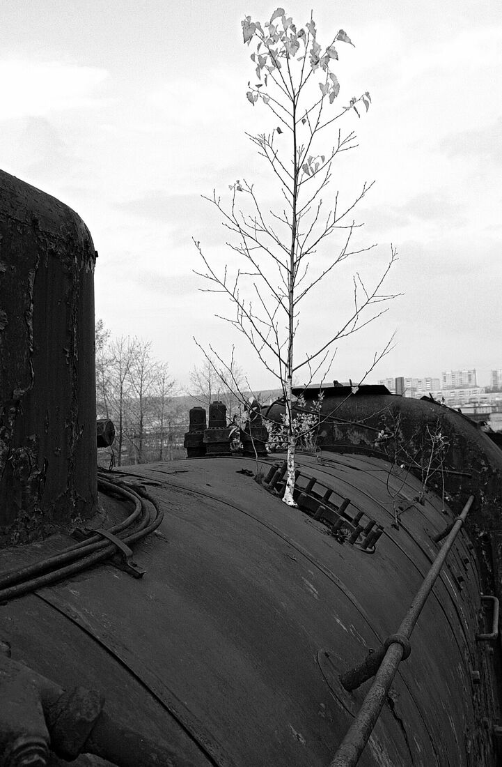 . On a siding. Untitled